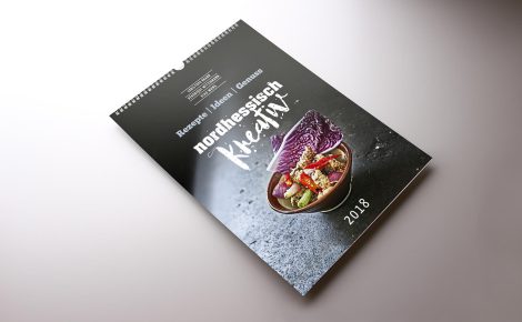 Kalender mit Wire-O Bindung